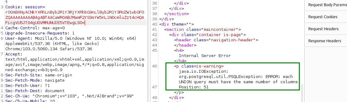 Deserialization java with postgresql using sqlinjection 7 2023 01 07 01 50 23