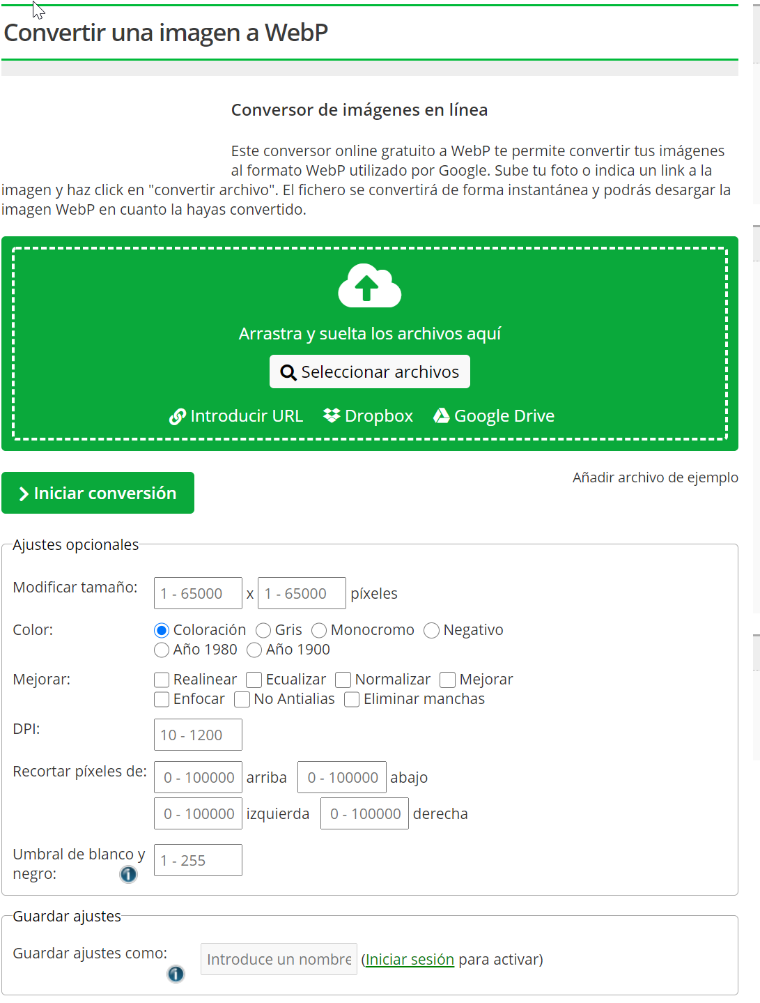 Tips imágenes webp y como optimizarlas en wordpress